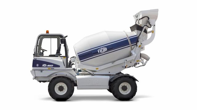 What is the Self Loading Concrete Mixer Capacity?