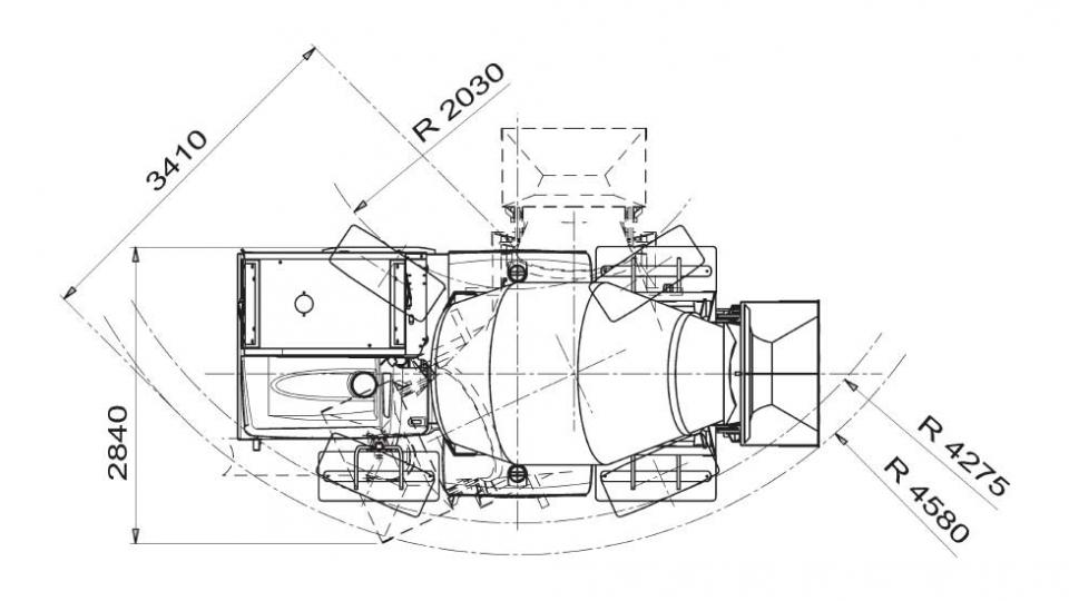 Fiori Self Loading Concrete Mixer Model DB 460 (1 Unit)